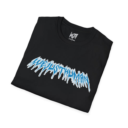 MeltDown Blue font TEE