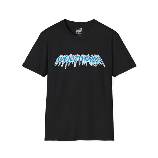 MeltDown Blue font TEE