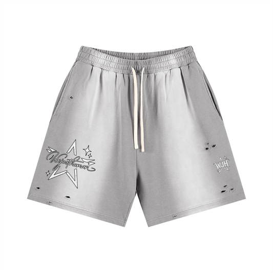 StarStruck Sun Fade Distressed Shorts