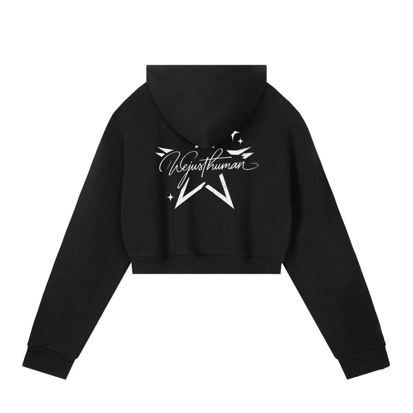 StarStruck Cropped Zip-Up Hoodie