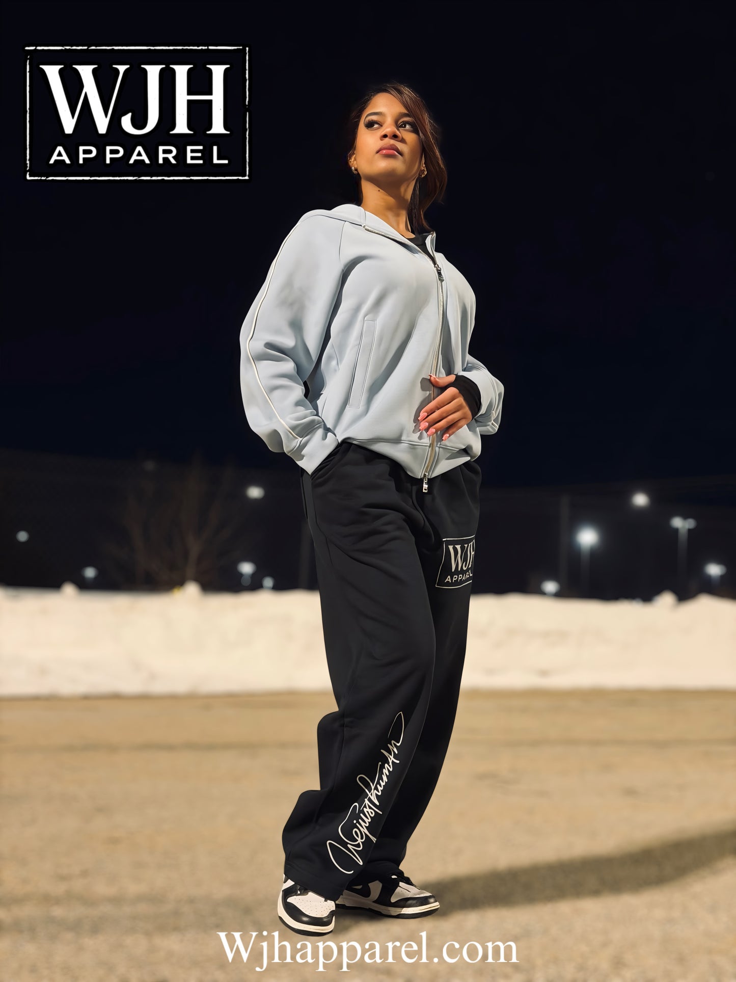 WJH Signature Black Sweats